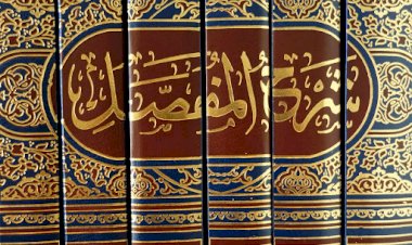 كتاب شرح المفصل في ١٠ أجزاء  في مجلد واحد